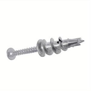 Baiguluo Zinc Anchor Set 50pcs #8 x 1-1/4 Phillips Screws Drywall Anchors - Product Image 4