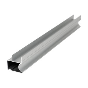 Profil Jalur Ganda Jalur Atas Bawah <span class=keywords><strong>Aluminium</strong></span> Kustom Lemari Pakaian Foshan Profil Pintu Geser - Product Image 1