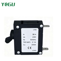 Interruptor de Circuito Hidráulico Tipo Enchufe YG-30 Serie 1P 1-50A