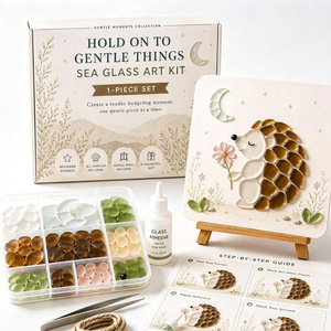 Kit Fai-<span class=keywords><strong>da</strong></span>-Te per Mosaico in Vetro a Forma di Coccinella, Set Creativo con Cavalletto in Legno, Decorazione <span class=keywords><strong>da</strong></span> Tavolo, Regalo per Bambini e Adulti - Product Image 5