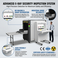 Scanner de bagages à rayons X Averguard 6550 pour contrôle de sécurité |   Système d'inspection de sécurité haute résolution