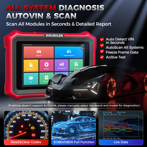 Kingbolen K8 PRO Full System Automotive OBD2 with 34 Reset Service Free - Product Image 5