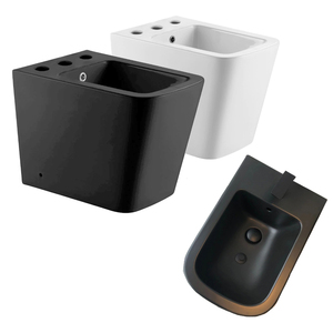 <span class=keywords><strong>WC</strong></span> avec bidet intégré, modèle Coppia SanitarY, avec support carré pour bidet, 3 couvercles, <span class=keywords><strong>WC</strong></span> chinois, norme européenne, <span class=keywords><strong>WC</strong></span> Argentine Qatar - Product Image 1