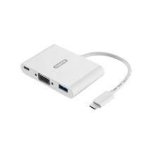 Hub multi-ports Type-C vers USB 3.0 VGA PD 100W Adaptateur de charge Hub USB 3 en 1
