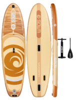 Planche de paddle gonflable de 11 pieds en PVC Drop Stitch, ensemble SUP avec pompe et sac pour lacs, rivières et mer