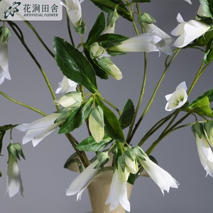 Bellflower artificiale di seta lunga a mano impermeabile per la decorazione della casa di san valentino festa evento matrimonio fai da te fiore - Product Image 5