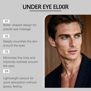 <span class=keywords><strong>Élixir</strong></span> pour le contour des yeux, sérum pour les yeux pour homme, hydrate, éclaircit, réduit les poches et restaure la peau autour des yeux pour un soin quotidien, massage, tous types <span class=keywords><strong>de</strong></span> peau - Product Image 4