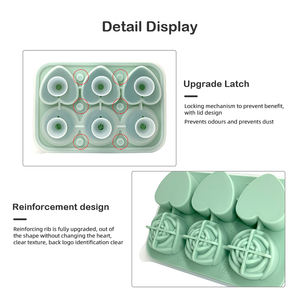 Moldes De <span class=keywords><strong>Silicona</strong></span> Personalizados con Forma de Flor, Rosa y Corazón, Herramientas para Hornear Pasteles y <span class=keywords><strong>Cake</strong></span> <span class=keywords><strong>Pops</strong></span>, Bandeja de Hielo, <span class=keywords><strong>Molde</strong></span> para Cubitos de Hielo para Pasteles DIY - Product Image 4