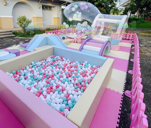 Stan Foto Dekorasi Acara Pesta Komersial Rumah Gelembung Balon Tiup Kubah Igloo Tenda - Product Image 5