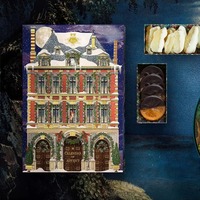 Calendrier de compte à rebours en forme de château de style fantaisie magique personnalisé Calendriers de l'avent de Noël Boîte aveugle de Noël