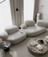 Nouveau design de canapé de hall d'hôtel de qualité supérieure, forme unique, canapé modulaire en pierre, salon, salle d'attente, canapé en tissu personnalisé