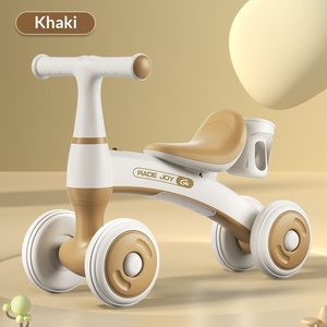 Nouveau vélo d'équilibre pour enfants de 1 à 3 ans, trotteur à quatre roues en plastique pour bébés garçons et filles, modèle 022 - Product Image 1