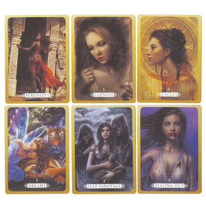 Cartas de <span class=keywords><strong>Tarot</strong></span> Personalizadas con Propiedades Curativas, 54 Cartas Curativas, Incluyendo Adivinación, Reflexión Personal y Guías de <span class=keywords><strong>Salud</strong></span> Mental - Product Image 6
