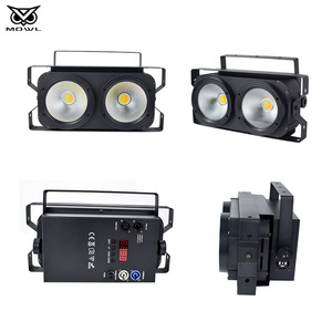 MOWL 2 Eyes 2x100W Version Spliceable DMX <span class=keywords><strong>Peaky</strong></span> Blinder Cob LED Projecteur de Scène pour DJ, <span class=keywords><strong>Bar</strong></span>, Club, Spectacle, Studio - Product Image 2