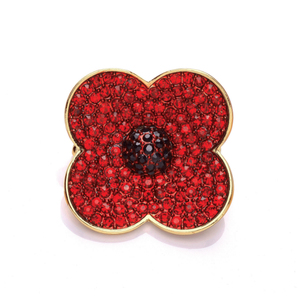 Broche en alliage créatif pour fille, broche à fleurs, strass, rose, princesse, royaume-uni, enfants, 2018 - Product Image 3