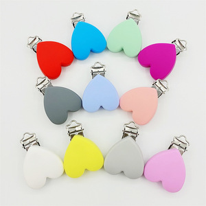 Pinza ciuccio in Silicone modello animale da te accessori ciuccio bambino succhietto Anti-catena Clip - Product Image 3