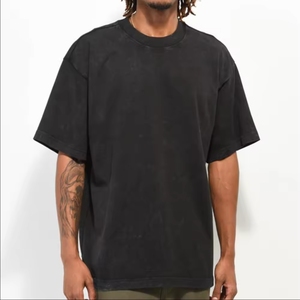 Trung Quốc Nhà Máy Tùy Chỉnh 100% Bông Người Đàn Ông Của T-Shirt Chất Lượng Tốt In Ảnh Tùy Chọn Thiết Kế Ngắn 220 Gram Đồng Bằng Nhuộm Cao Tee - Product Image 2