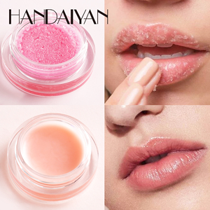 Exfoliante para el cuidado de los labios Handaiyan, logotipo personalizado, Etiqueta Privada, Vegano para máscara de labios <span class=keywords><strong>hidratante</strong></span> <span class=keywords><strong>muy</strong></span> oscura, exfoliante y bálsamo para labios - Product Image 2