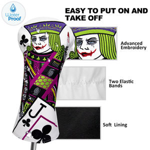 High Quality Golf <b>Headcover</b> Pu Leather Waterproof Golf Club Cover Elastic Band Design Custom <b>Driver</b> Head Cover - Product Image 3