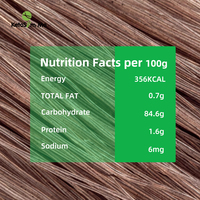 Fournisseur d'usine, vermicelles de konjac noirs, spaghetti, pâtes, saveur originale, konjac sec, shirataki, nouilles instantanées