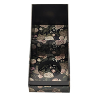 Caja de regalo con tapa abatible magnética pequeña de lujo moderna, embalaje de cosméticos reciclable hecho a medida, crema para ojos y cara, laminación mate