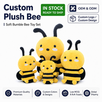 Peluche Abeille Personnalisée – Cadeau Souvenir – Fabrication Directe Usine – Poupée Abeille en Peluche Sur Mesure – Cadeau de Mariage – Commande en Gros – Échantillon Rapide