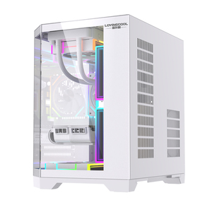 Lovingcool OEM Gaming <span class=keywords><strong>PC</strong></span> Case White Gaming Cabinet <span class=keywords><strong>PC</strong></span> Cabinet MATX Computer Cases Mid Towers Case <span class=keywords><strong>PC</strong></span> con vidrio templado - Product Image 4
