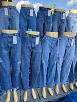 2026 Pakaian Bermerek Label Ternama Jeans Denim Bekas Pria Remaja Skinny Straight Harga Super Murah Stok Berlebih