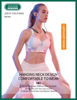 JOKADE Earphone Nirkabel Magnetik Baru Grosir dengan Tali Leher Bluetooth untuk Musik dan Olahraga