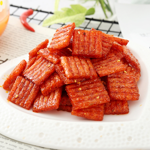Lakexixi Nostalgia 92g/Bags Handmade Spicy Hunan Latiao Traditional Chinese Gluten Instant Snacks Big Spicy Piece Sticks Blé - Product Image 1