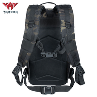 Yakeda Logo personnalisé sac à dos étanche noir CP Camping sac à dos voyage sac à dos entraînement en plein air tactique randonnée sac à dos