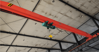 Grue à pont anti-explosion à roues sur rail, grue mobile supérieure de 16 tonnes, antidéflagrante, à poutre simple, avec télécommande