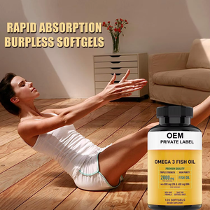 Aeglewell OEM Özel Etiketli Omega 3 Balık Yağı Yumuşak Kapsülleri 800 mg EPA ve 600 mg DHA İçeren, Omega 3 Yumuşak Kapsülleri - Product Image 3