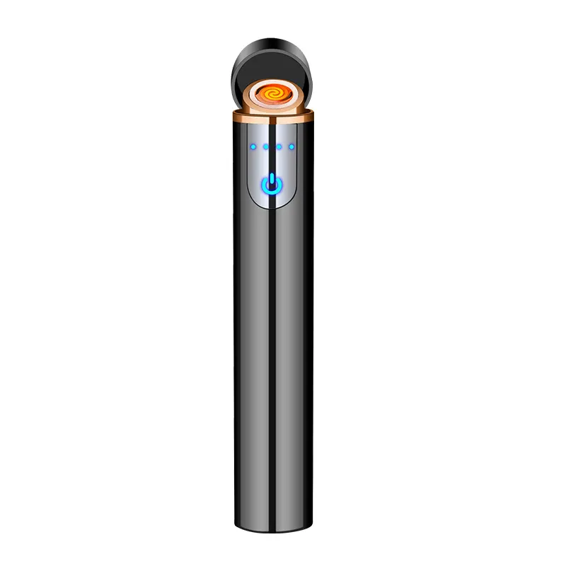 Pemantik Isi Ulang USB Portabel Mini Lampu Panas Pemantik USB Pemantik Elektrik untuk Rokok