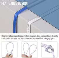 Kabel jaringan 1m Guangdong Cat8 Cat8 Rj45 kabel Patch Cat8 Sstp/Sftp kabel Ethernet tipe Cat7