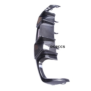 ดิฟฟิวเซอร์กันชนหลังคาร์บอนไฟเบอร์และลิปสำหรับรถซีดาน A6 C7 C7.5 C8 ปี 2009-2019 ขัดเงา ติดตั้งง่าย - Product Image 4