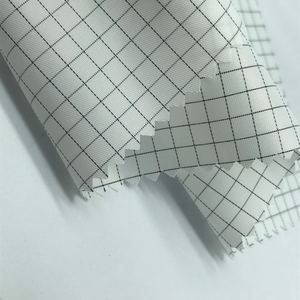 Vải Lưới Esd Sọc Ripstop 5Mm Chống Tĩnh Điện Chống Nước <span class=keywords><strong>Polyester</strong></span> Cho Vải Nhà Máy Y Tế - Product Image 3