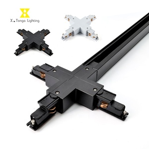 Kit d'accessoires de suspension pour système d'éclairage sur rail LED à 6 fils et 3 circuits en aluminium, idéal pour l'utilisation avec les spots sur rail DALI - Product Image 3