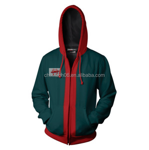 Sudadera con Capucha de Anime 3D para <span class=keywords><strong>Hombre</strong></span> - Chaqueta Negra con Diseño Paralelo de Patrón de <span class=keywords><strong>Araña</strong></span> - Product Image 4