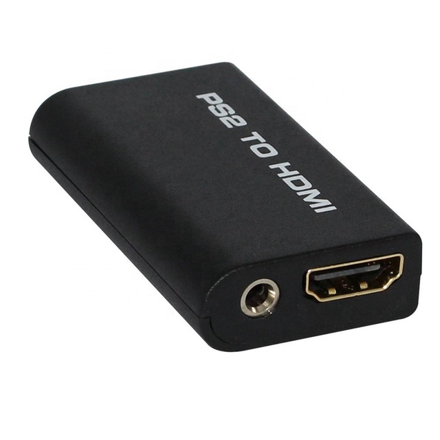 Promotion! HDV-G300 PS2 to HDMI 480i/480p/576i Audio Video Converter Adapter with 3.5mm Audio Output
