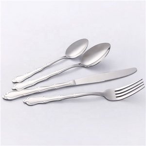 Cubiertos elegantes de acero inoxidable, la mejor calidad, cubiertos para servir cenas, comodidades de hotel, juego de cucharas con acabado superior, cubiertos de cocina - Product Image 1