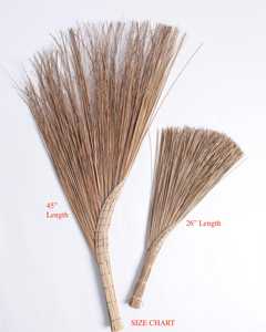 Balai en feuilles de coco fait main du Vietnam, balai naturel pour le nettoyage extérieur, idéal pour la terrasse, la voie d'accès, le jardin, fournisseur - Product Image 2