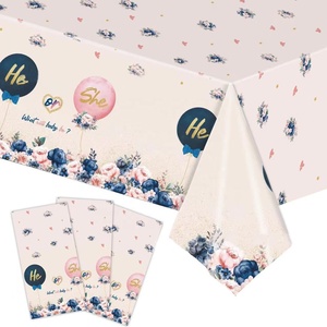 Chất Lượng Tốt Nhựa Dùng Một Lần Khăn Trải Bàn Hình Chữ Nhật Đảng Bảng Không Thấm Nước Bảng Vải Cho Đám Cưới - Product Image 4