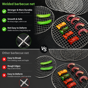 <span class=keywords><strong>Grille</strong></span> de cuisson robuste en acier inoxydable 304, résistante à la chaleur, pour barbecue, idéale pour les cuisines commerciales - Product Image 5