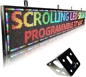 P10 LED Signs Programmable Outdoor IP65 Waterproof Scrolling LED Sign ...