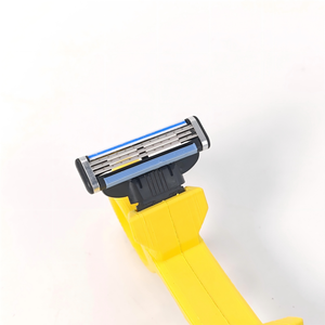 Оптовая продажа, пластиковая бритва с логотипом на заказ, машинка для стрижки ЛЫСЫХ волос, бритва - Product Image 4