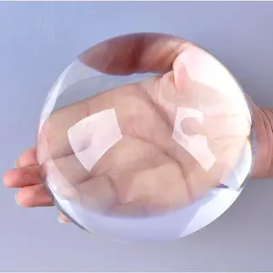 New Clear Acrylic Resin Hemisphere Half Ball Paperweight Crafts