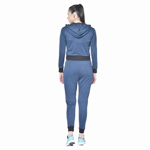 Vêtements de jogging pour femmes survêtements fermeture éclair coton polyester survêtements personnalisés pour les filles - Product Image 6