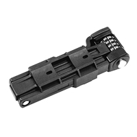 Chaîne de sécurité pliable compacte et robuste pour vélo avec code à 4 chiffres, idéale pour les vélos électriques, les vélos de route et les vélos hybrides