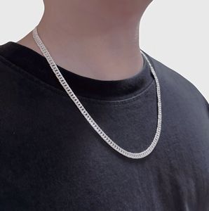 Collar de Plata de Ley 925 <span class=keywords><strong>para</strong></span> Hombre, Cadena Cubana de 5 mm con Corte de Diamante Lateral, Joyería <span class=keywords><strong>Fina</strong></span> Hip Hop <span class=keywords><strong>para</strong></span> Hombre, <span class=keywords><strong>para</strong></span> Fiestas - Product Image 2